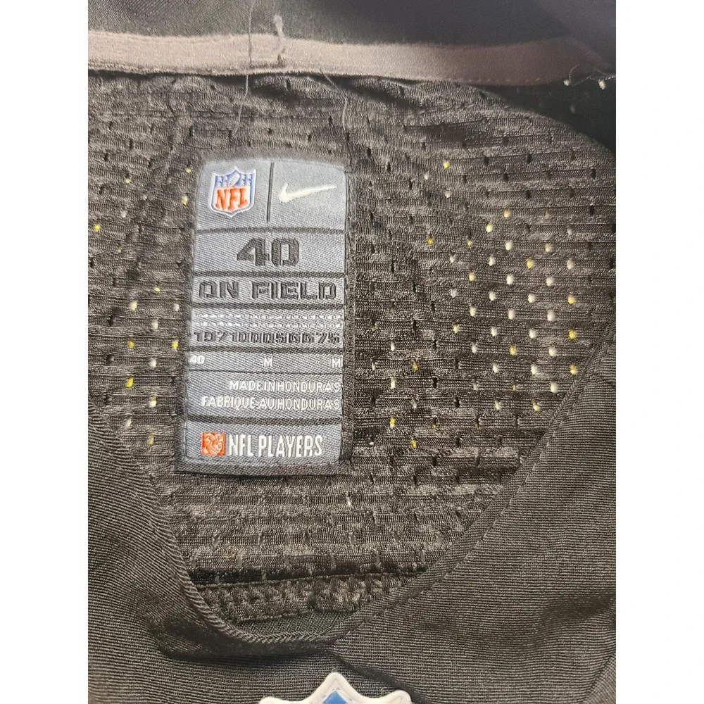 Nike Pittsburgh Steelers Hines Ward 86 On Field Jersey Men's 40 Medium Black